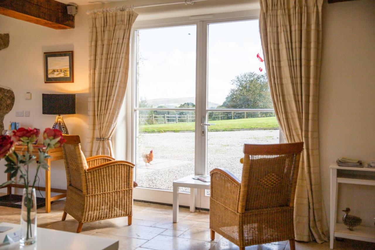 Higher Weddicott Barn Holiday Cottage - Self Catering Chagford Extérieur photo